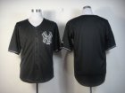 mlb jerseys new york yankees blank black[fashionã€‘