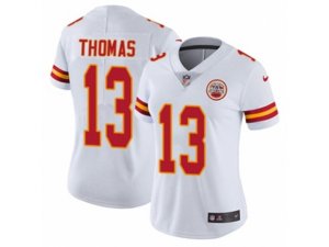 Women Nike Kansas City Chiefs #13 De\'Anthony Thomas Vapor Untouchable Limited White NFL Jersey