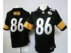 Nike pittsburgh steelers #86 ward black Game Jerseys