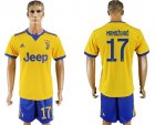 2017-18 Juventus 17 MANDZUKIC Away Soccer Jersey