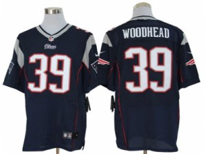 Nike NFL New England Patriots #39 Danny Woodhead Blue Jerseys(Elite)