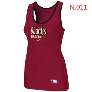 Nike Arizona Diamondbacks Tri-Blend Racerback stretch Tank Top Red