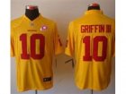 Nike NFL Washington Redskins #10 Robert Griffin III Yellow Jerseys W 80TH Patch(Limited)