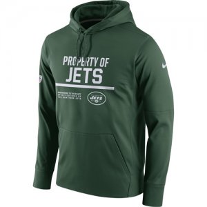 Men\'s New York Jets Nike Green Circuit Property Of Performance Pullover Hoodie