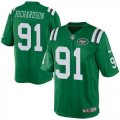 Nike New York Jets #91 Sheldon Richardson Green Men Rush jerseys(Elite)