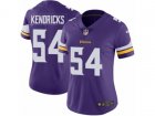 Women Nike Minnesota Vikings #54 Eric Kendricks Vapor Untouchable Limited Purple Team Color NFL Jersey