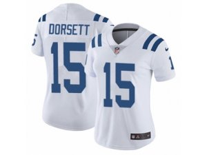 Women Nike Indianapolis Colts #15 Phillip Dorsett Vapor Untouchable Limited White NFL Jersey
