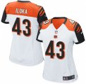 Womens Nike Cincinnati Bengals #43 George Iloka Game White NFL Jersey