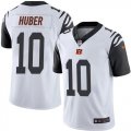 Nike Bengals #10 Kevin Huber White Color Rush Limited Jersey
