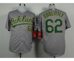 mlb jerseys oakland athletics #62 doolittle grey