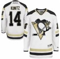 Mens Reebok Pittsburgh Penguins #14 Chris Kunitz Premier White 2014 Stadium Series NHL Jersey