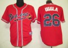 MLB Atlanta Braves #26 Uggla Red