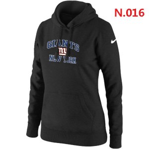 Women New York Giants Heart & Soul Pullover Hoodie black