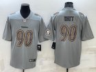 Nike Steelers #90 T.J. Watt Gray Atmosphere Fashion Vapor Limited Jersey