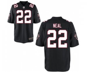 Mens Nike Atlanta Falcons #22 Keanu Neal Game Black Alternate NFL Jersey