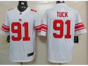 Nike NFL New York Giants #91 Justin Tuck Blue (Limited)Jerseys