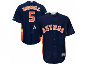 Houston Astros #5 Jeff Bagwell Replica Navy Blue Alternate 2017 World Series Bound Cool Base MLB Jersey