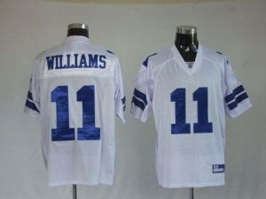 nfl dallas cowboys #11 williams white