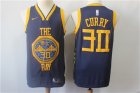 Warriors #30 Stephen Curry Navy 2018-19 City Edition Nike Swingman Jersey