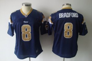 women nfl st. louis rams #8 sam bradford blue[2011]