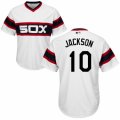 Men's Majestic Chicago White Sox #10 Austin Jackson Replica White 2013 Alternate Home Cool Base MLB Jersey