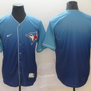 Blue Jays Blank Royal Drift Fashion Jersey