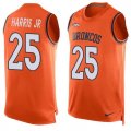 Nike Denver Broncos #25 Chris Harris Jr Orange Team Color Men Stitched NFL Limited Tank Top Jersey - å‰¯æœ¬