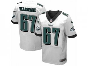 Mens Nike Philadelphia Eagles #67 Chance Warmack Elite White NFL Jersey