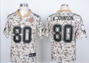 Nike NFL Houston Texans #80 Andre Johnson camo Jerseys(Elite)