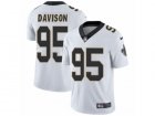 Mens Nike New Orleans Saints #95 Tyeler Davison Vapor Untouchable Limited White NFL Jersey