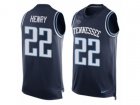 Nike Tennessee Titans #22 Derrick Henry Limited Navy Blue Player Name & Number Tank Top NFL Jersey
