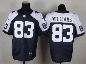 Nike Dallas cowboys #83 williams thankgivings blue jerseys[Elite]