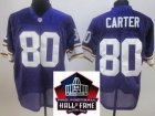 nfl 2012 Hall of Fame Minnesota Vikings #80 Cris Carter Throwback Purple