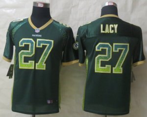 Youth 2014 New Nike Green Bay Packers #27 Lacy green Jerseys(Drift Fashion)