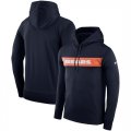 Chicago Bears Nike Sideline Team Performance Pullover Hoodie Navy