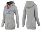 Women Detroit Lions Logo Pullover Hoodie-095