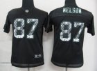 youth nfl green bay packers #87 nelson black[united sideline]
