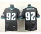 Nike Philadelphia Eagles #92 r.white black jerseys[Elite]