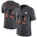 Nike Packers# 12 Aaron Rodgers 2019 Salute To Service USA Flag Fashion Limited Jersey