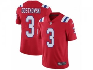 Mens Nike New England Patriots #3 Stephen Gostkowski Vapor Untouchable Limited Red Alternate NFL Jersey