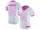 Women Nike Green Bay Packers #84 Lance Kendricks Limited White Pink Rush Fashion NFL Jersey
