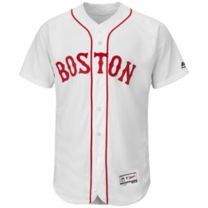 Men\'s Boston Red Sox Majestic Blank White Home Flexbase Authentic Collection Team Jersey