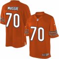 Men's Nike Chicago Bears #70 Bobby Massie Limited Orange Alternate NFL Jersey