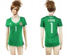 Womens Mexico #1 G.Ochoa Home Soccer Country Jersey