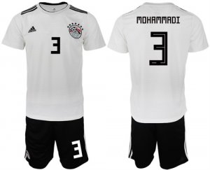 Egypt 3 MOHAMMADI Away 2018 FIFA World Cup Soccer Jersey