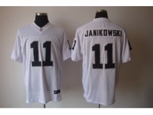 Nike NFL oakland raiders #11 janikowski white Elite jerseys