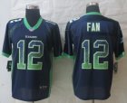 Nike Seattle Seahawks #12 Fan Blue Jerseys(Drift Fashion Elite)