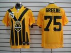 Nike NFL pittsburgh steelers #75 greene throwback yellow-black 1933