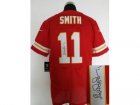 Nike jerseys kansas city chiefs #11 smith red[Elite signature]