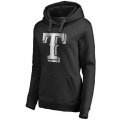 Womens Texas Rangers Platinum Collection Pullover Hoodie Black